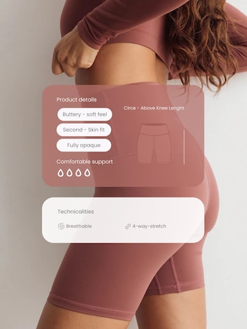 MyLibi Slimfit Leggings i rød