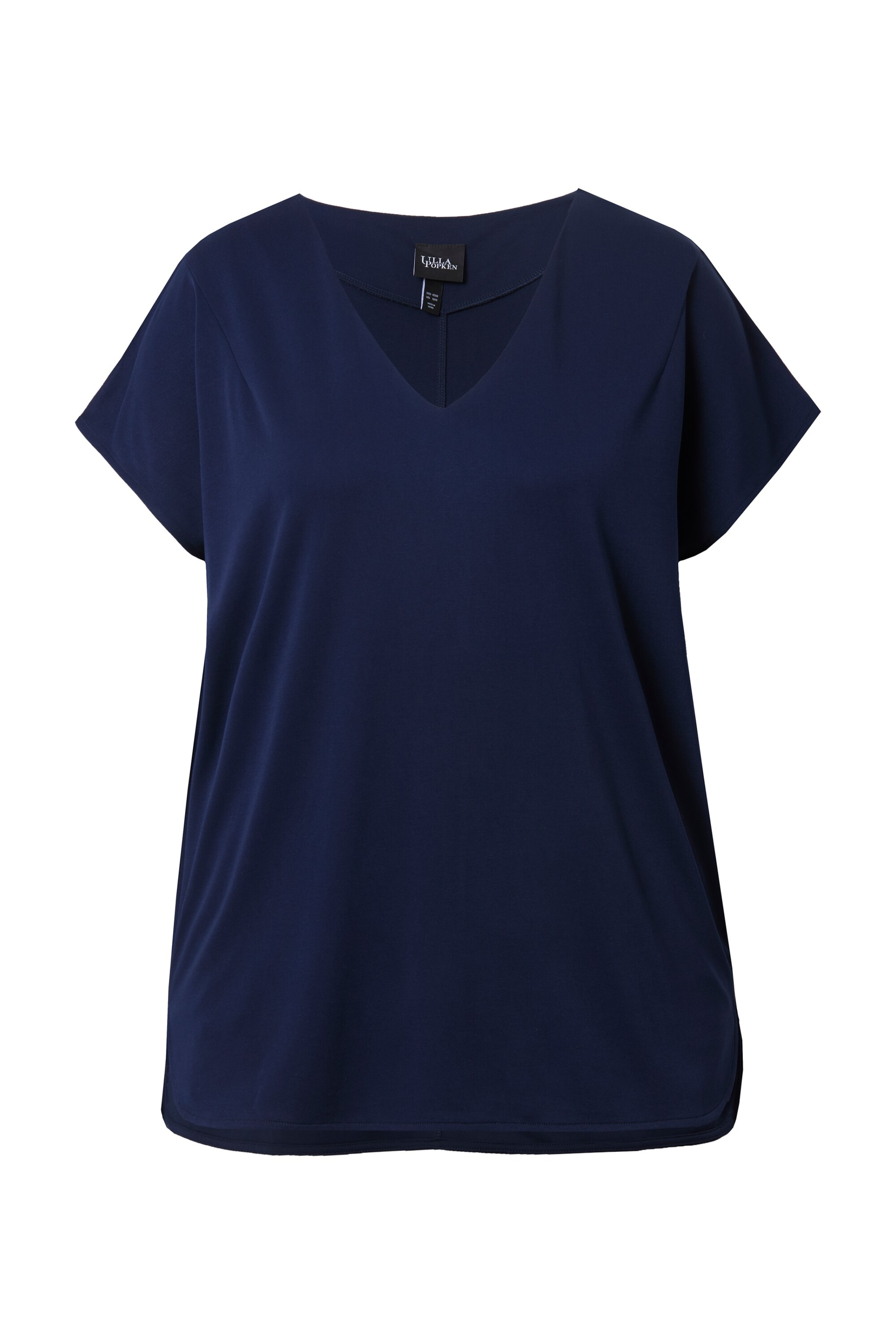 Ulla Popken Sweatshirt in Blauw: voorkant