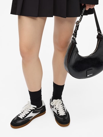 juoda Karl Lagerfeld Sportbačiai be auliuko 'KANDIDATE NIEDRIGE SPITZEN-SNEAKERS': priekis