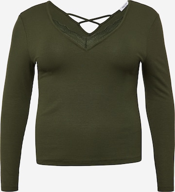 ABOUT YOU Curvy Shirt 'Christina' in Green: front