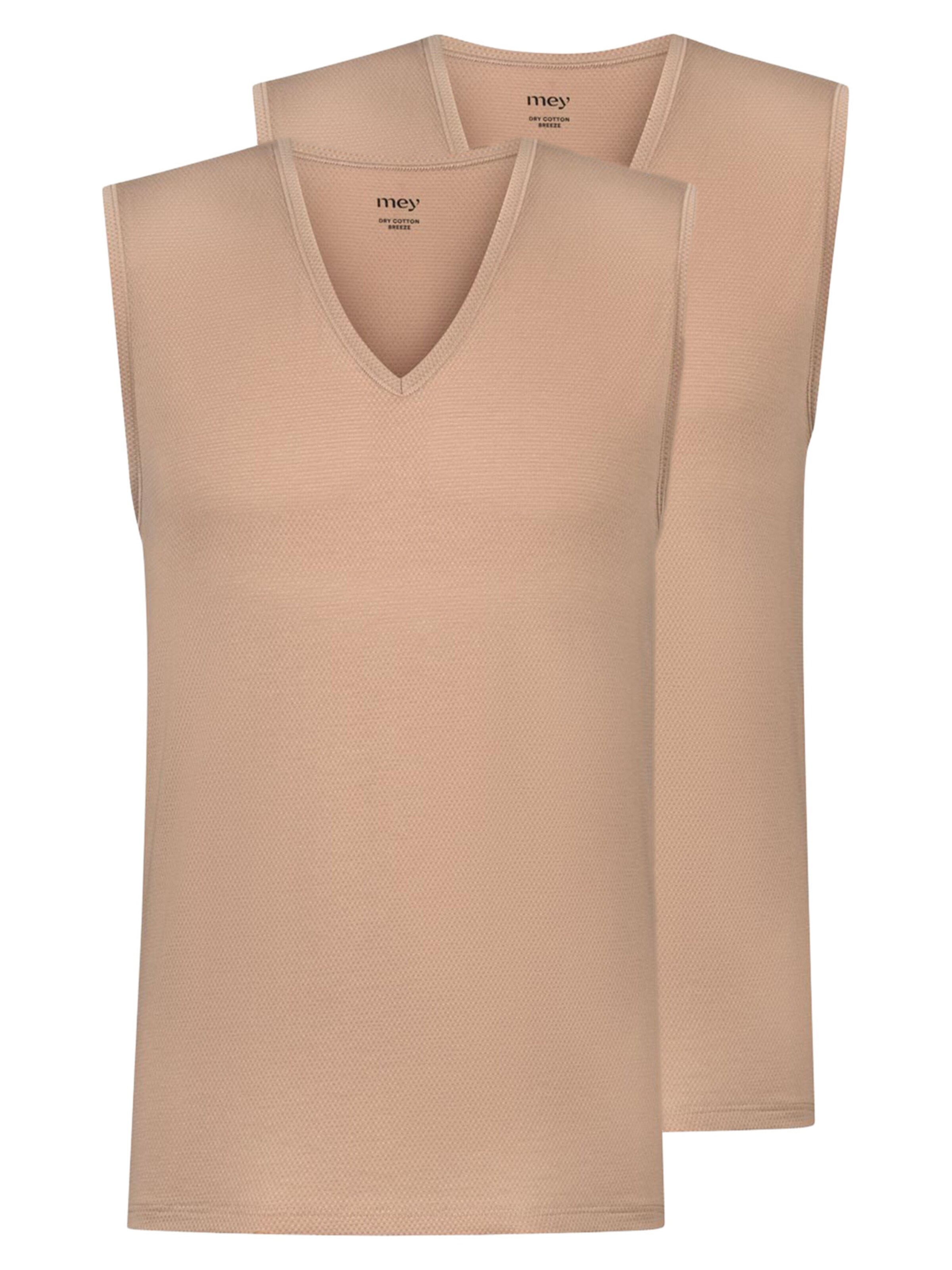 Mey Undershirt 'Dry Cotton Breeze' in Beige: front