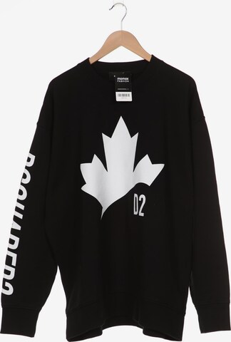 DSQUARED2 Sweatshirt & Zip-Up Hoodie in L in Black: front