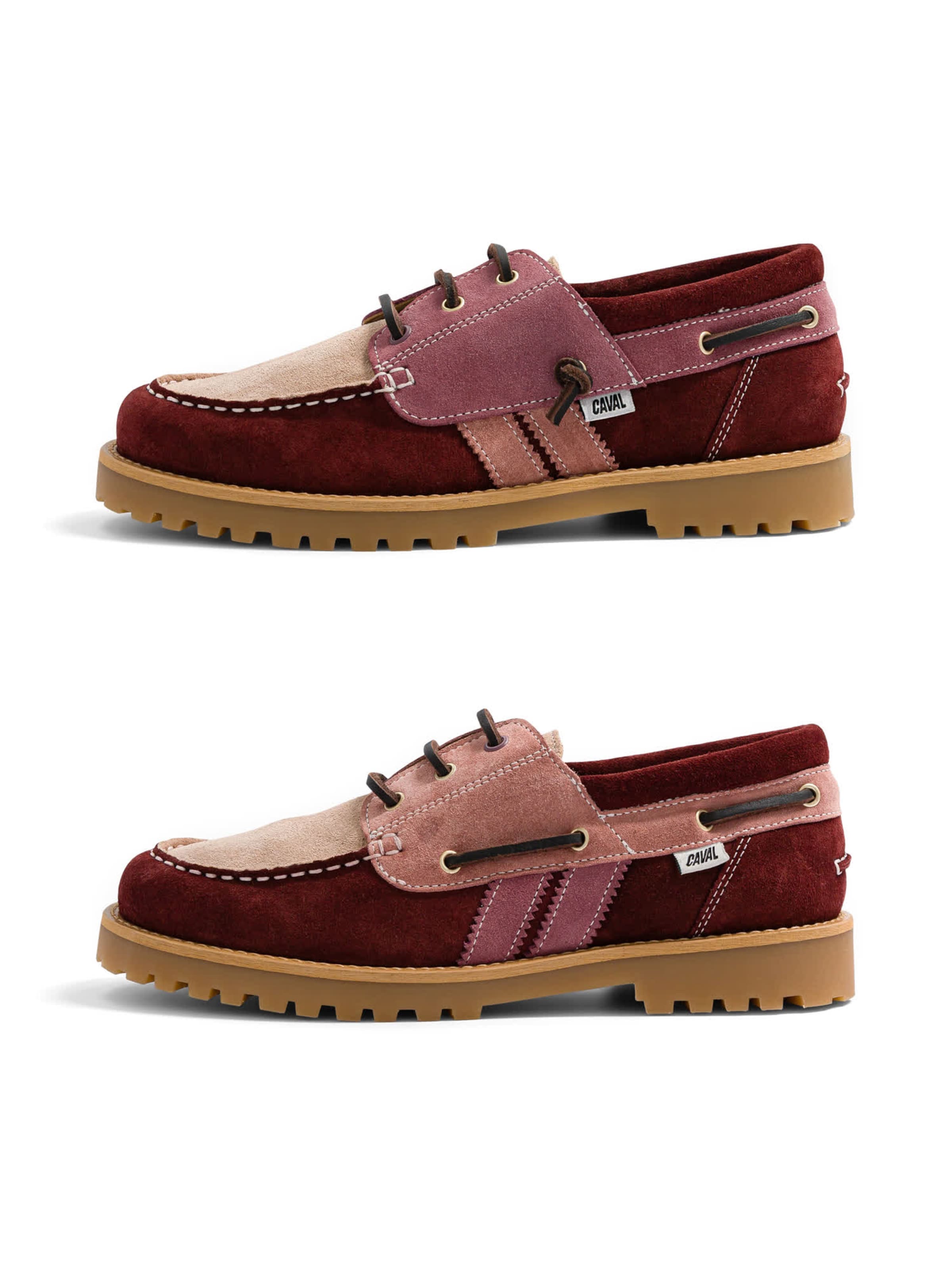 Caval - Mocassins em vermelho: frente