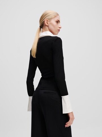 Camicia da donna di Karl Lagerfeld in nero