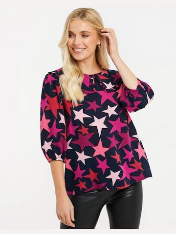 Threadbare Blouse 'Humbug' in Roze: voorkant