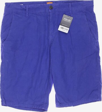BOSS Orange Shorts in 34 in Blue: front