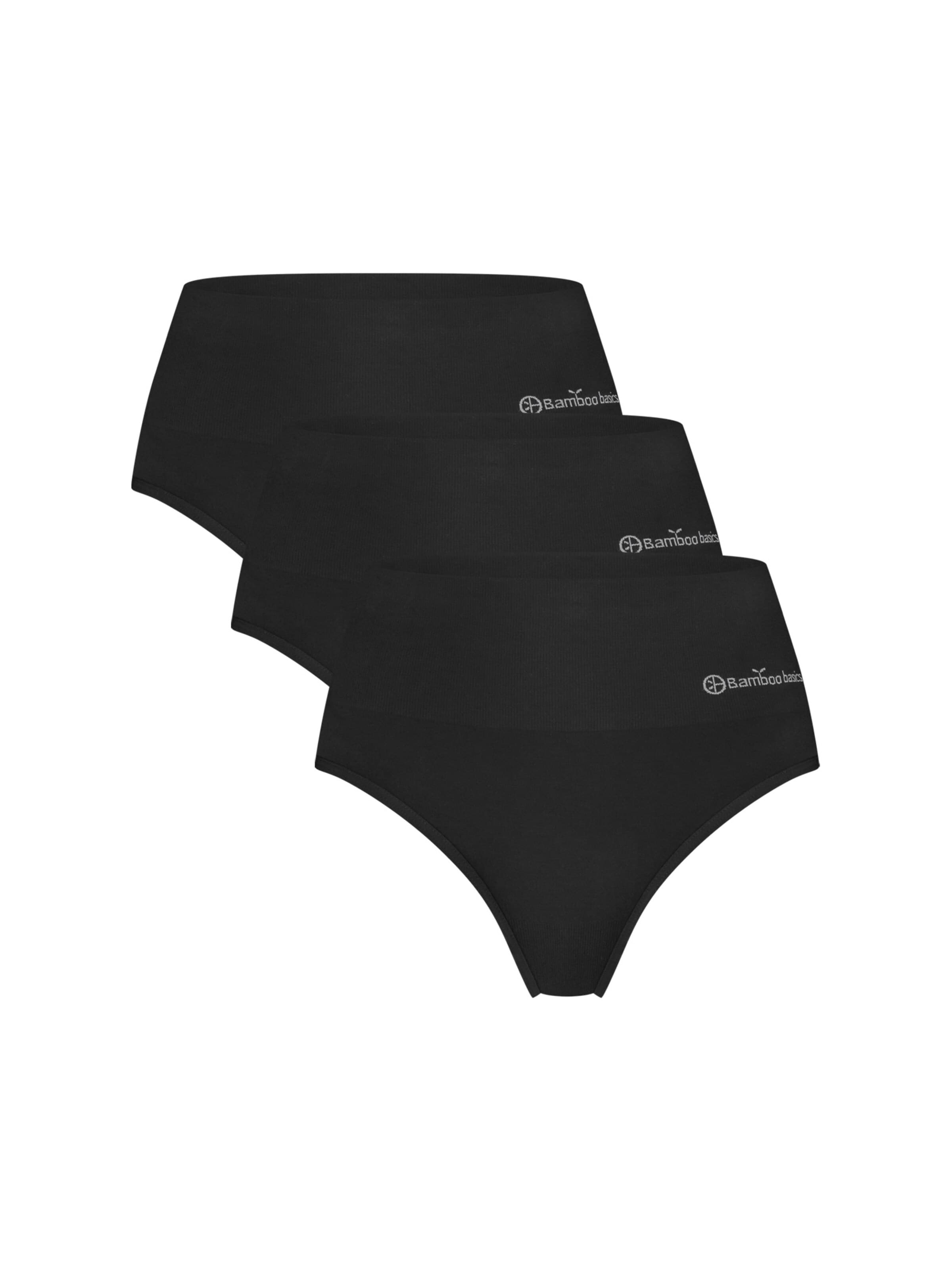 Bamboo basics Slip 'Zoey'‌‌‌‌‌‌‌‌‌‌ in Schwarz: Vorderseite