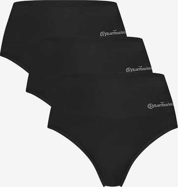 Bamboo basics Slip 'Zoey' in Schwarz: Vorderseite