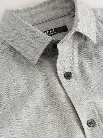 Coupe regular Chemise Next en gris