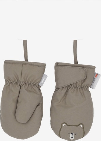MAXIMO Handschuhe 'MINI BOY-Thermofausthandschuhe "Bär" Daumen, Klettverschluß' in Braun: Vorderseite