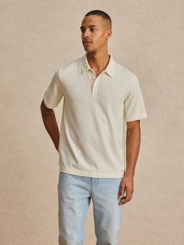 DAN FOX APPAREL Shirt 'Aaron' in Wit: voorkant
