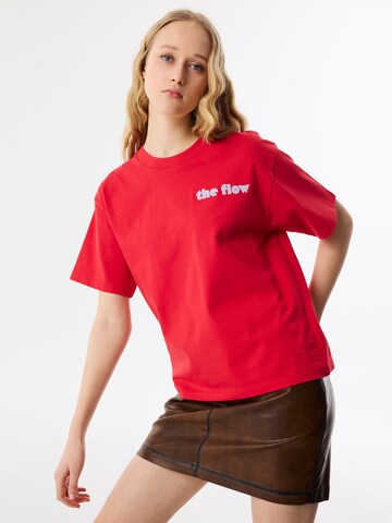 T-shirt Twist en rouge