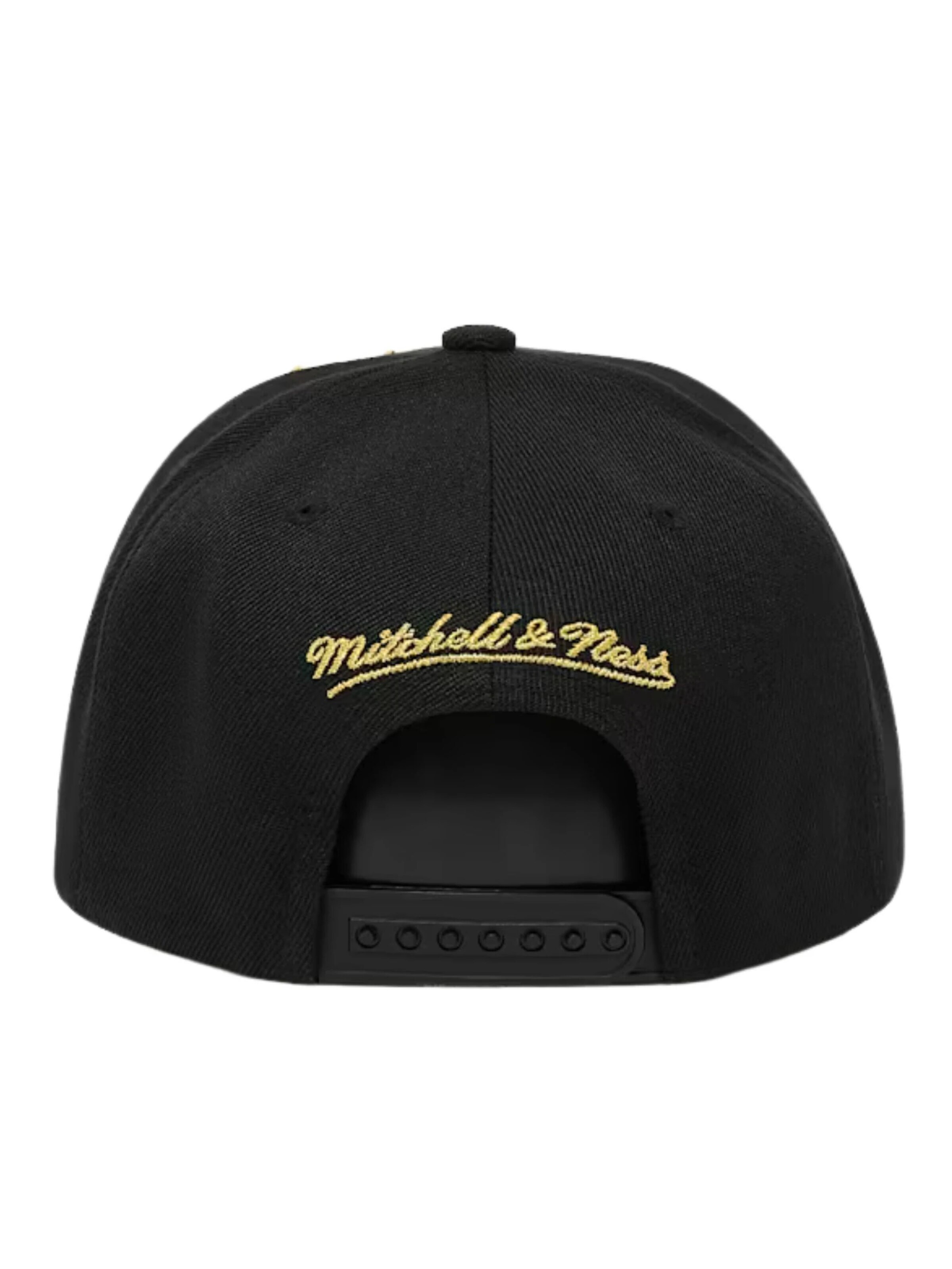 Mitchell & Ness - Gorra 'Gorra mitchell & ness negra bulls pined gold pro' en negro