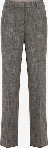 juoda WE Fashion Prigludęs Kelnės su kantu: priekis