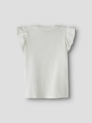 Tricou 'NMFFLITTAZ' de la NAME IT pe alb