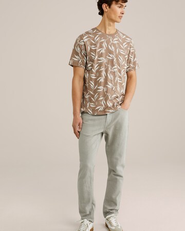 T-Shirt WE Fashion en marron
