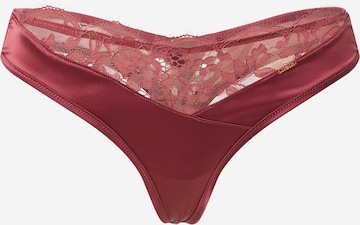 Hunkemöller Tanga 'Poppy' – hnědá: přední strana