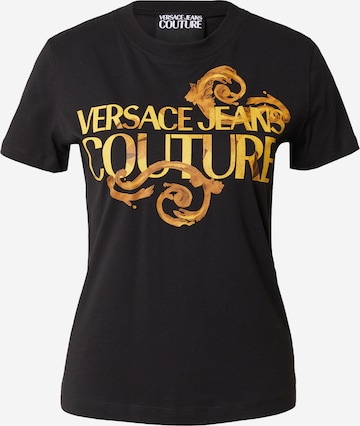 T-shirt Versace Jeans Couture en noir : devant