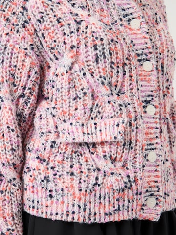 YAS Gebreid vest 'YASCONFETTI' in Roze