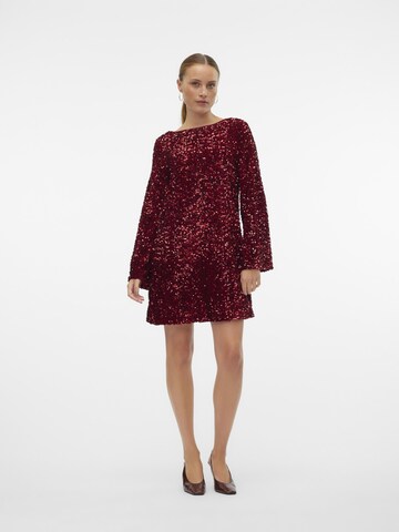 Robe de cocktail 'VMLaila' VERO MODA en rouge