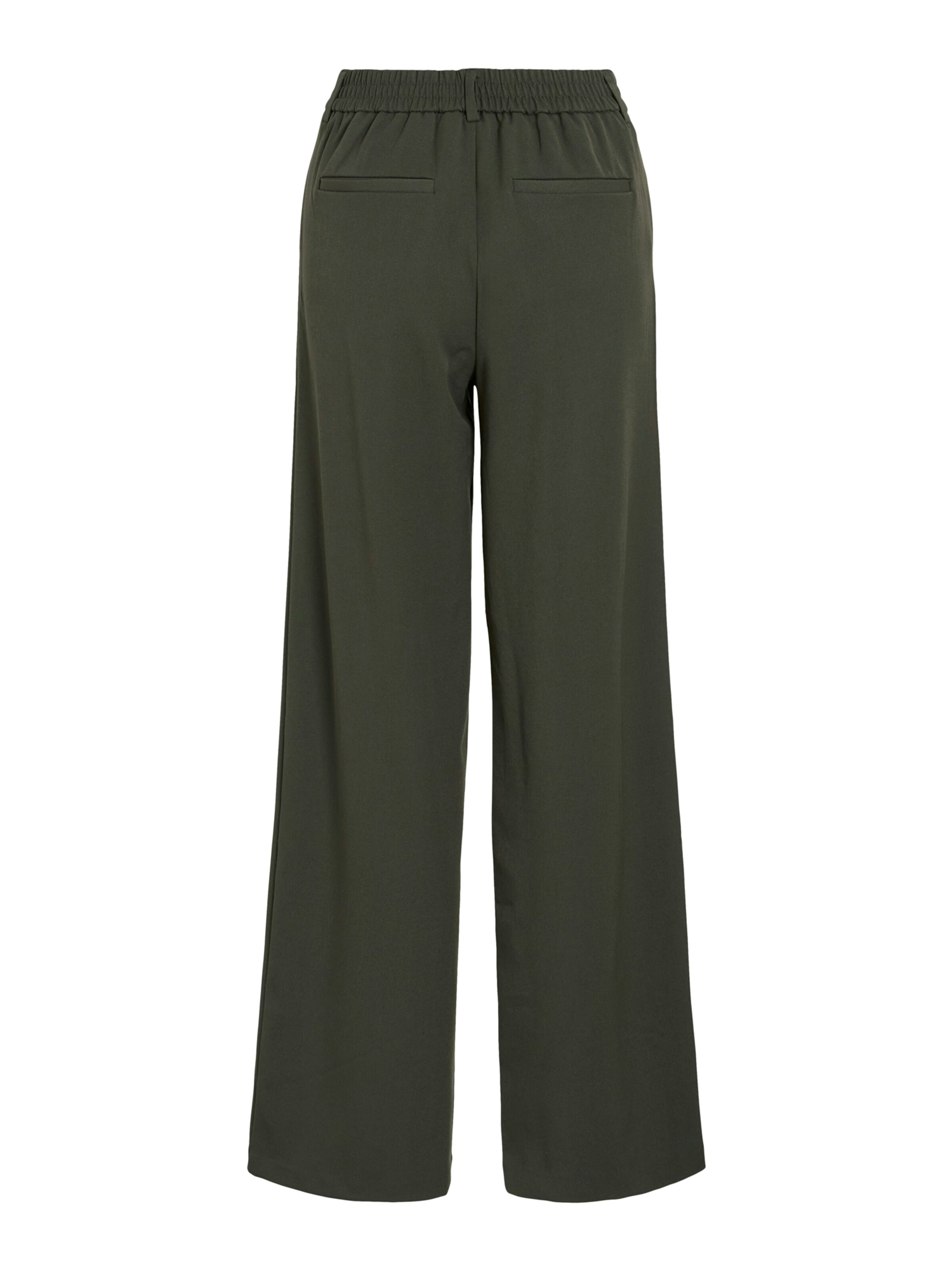VILA Wide leg Pants 'VIVarone' in Green