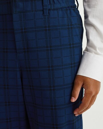 WE Fashion - Slimfit Calças em azul