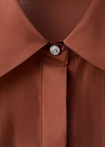 MANGO Bluse 'Smokey' in Orange