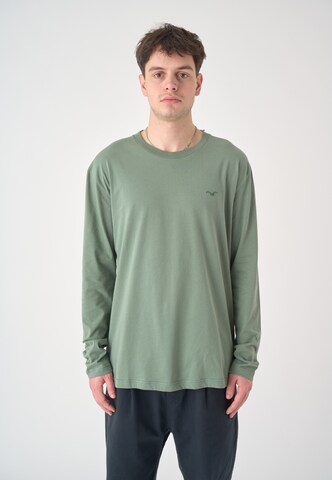 Cleptomanicx Shirt 'Ligull' in Green: front
