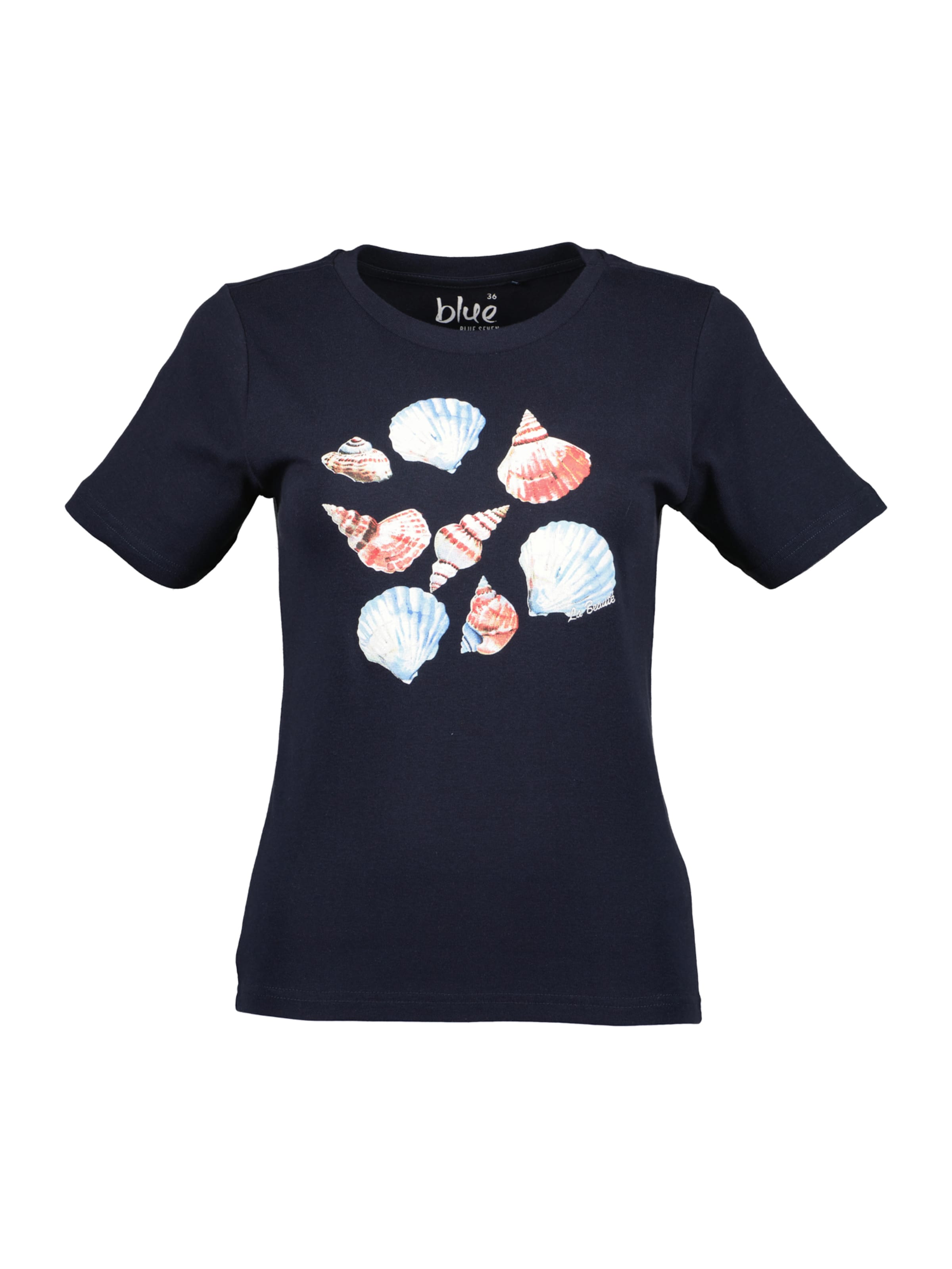 T-shirt BLUE SEVEN en bleu : devant