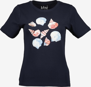 BLUE SEVEN Тениска в синьо: отпред