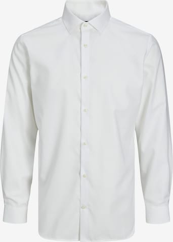 JACK & JONES Slim fit Business shirt 'Parker' in White: front