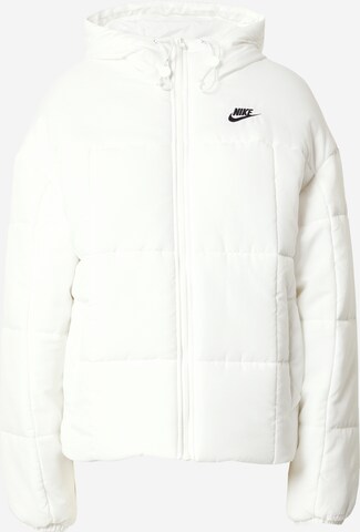 Veste d’hiver Nike Sportswear en blanc : devant