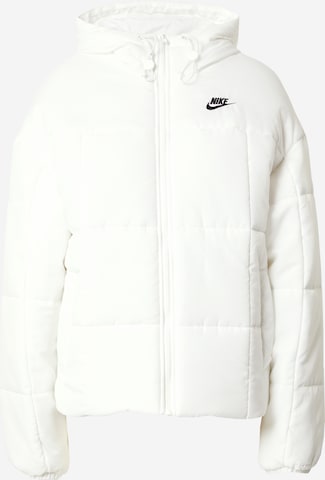 Nike Sportswear - Casaco de inverno em branco: frente