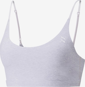 PUMA Bralette Sports bra 'EXHALE' in Grey: front