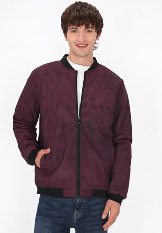 MO - Chaqueta de entretiempo en rojo: frente