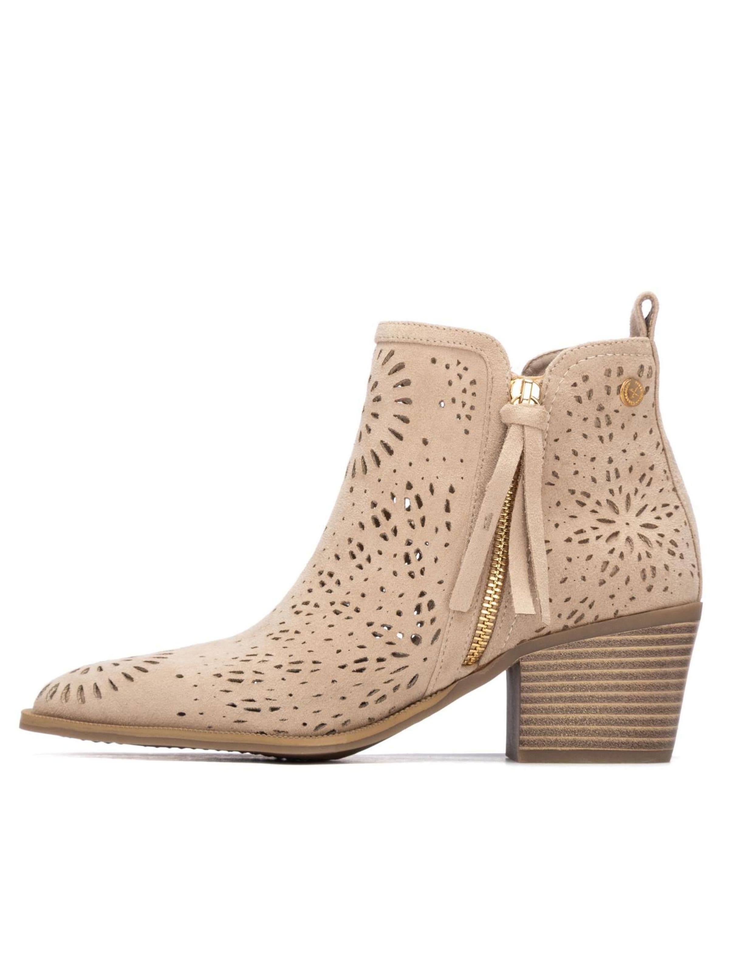 Xti Stiefelette‌‌‌‌‌ in Beige: Vorderseite