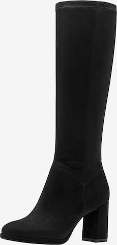 Bottes Tamaris en noir : devant