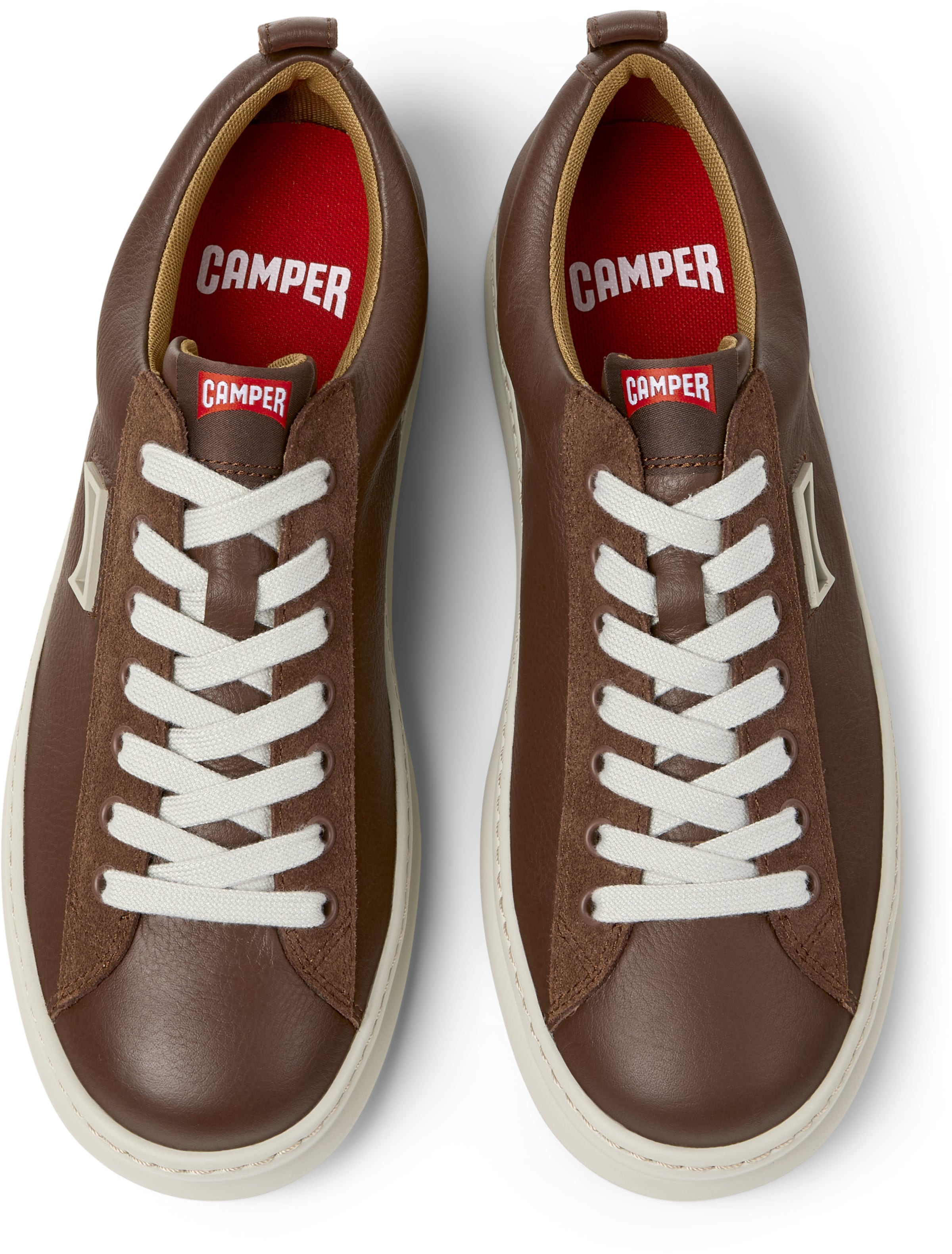 CAMPER Platform trainers 'Runner Four' in Brown