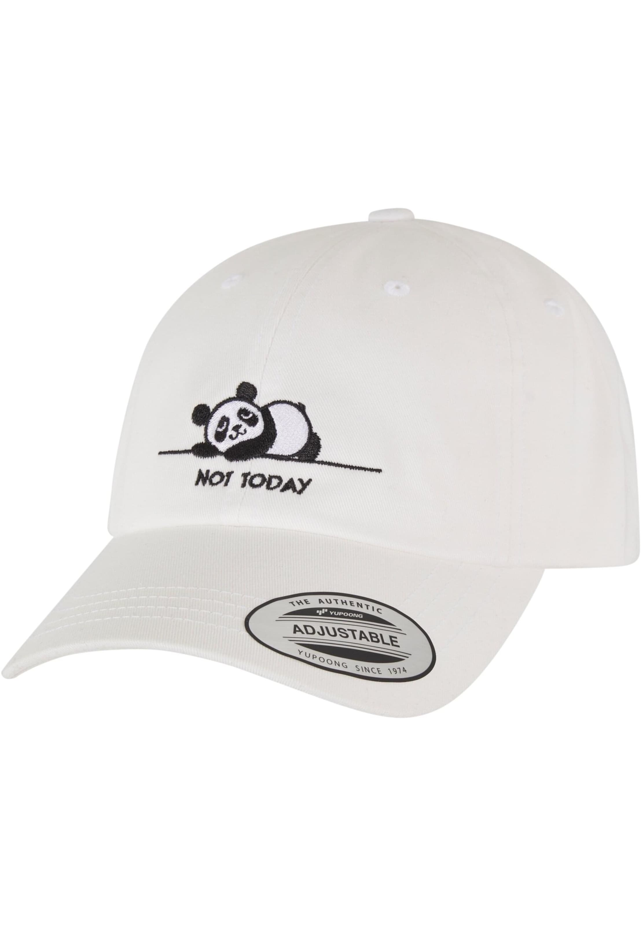 Miss Tee Cap 'Not Today' in Weiß: Vorderseite