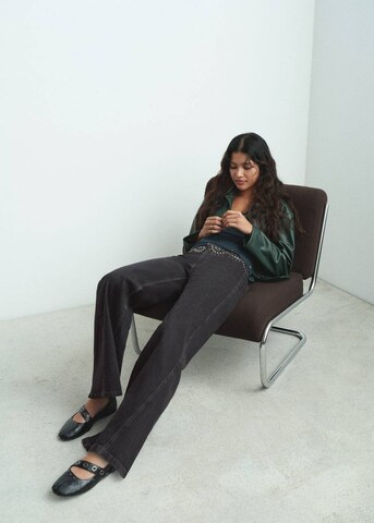 MANGO TEEN Between-Season Jacket in Green