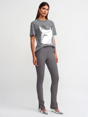 Dilvin Leggings 'Gamaschen'‌‌‌‌‌ in Grau: Vorderseite