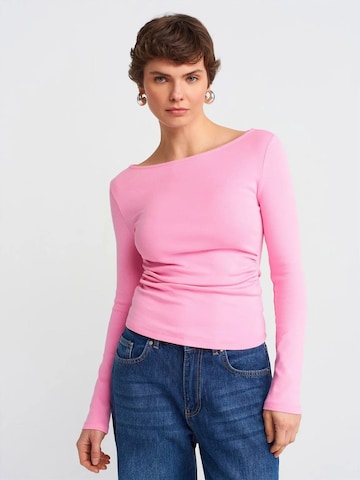 Camicia da donna di Dilvin in rosa: frontale