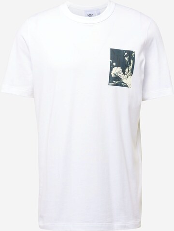 ADIDAS ORIGINALS T-Shirt 'Adventure Graphic' in Weiß: predná strana