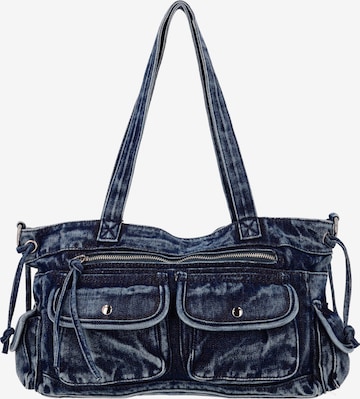 myMo ROCKS Shoulder bag in Blue: front