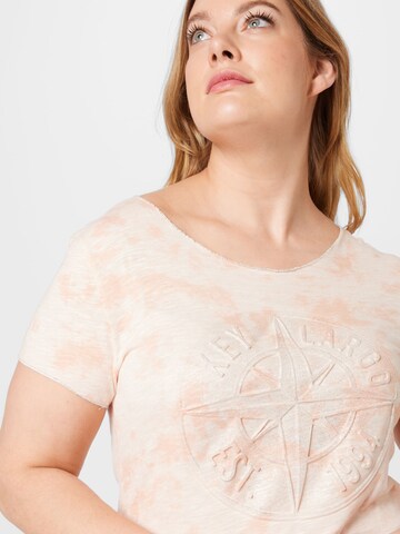 T-shirt 'DIRECTION' Key Largo en orange