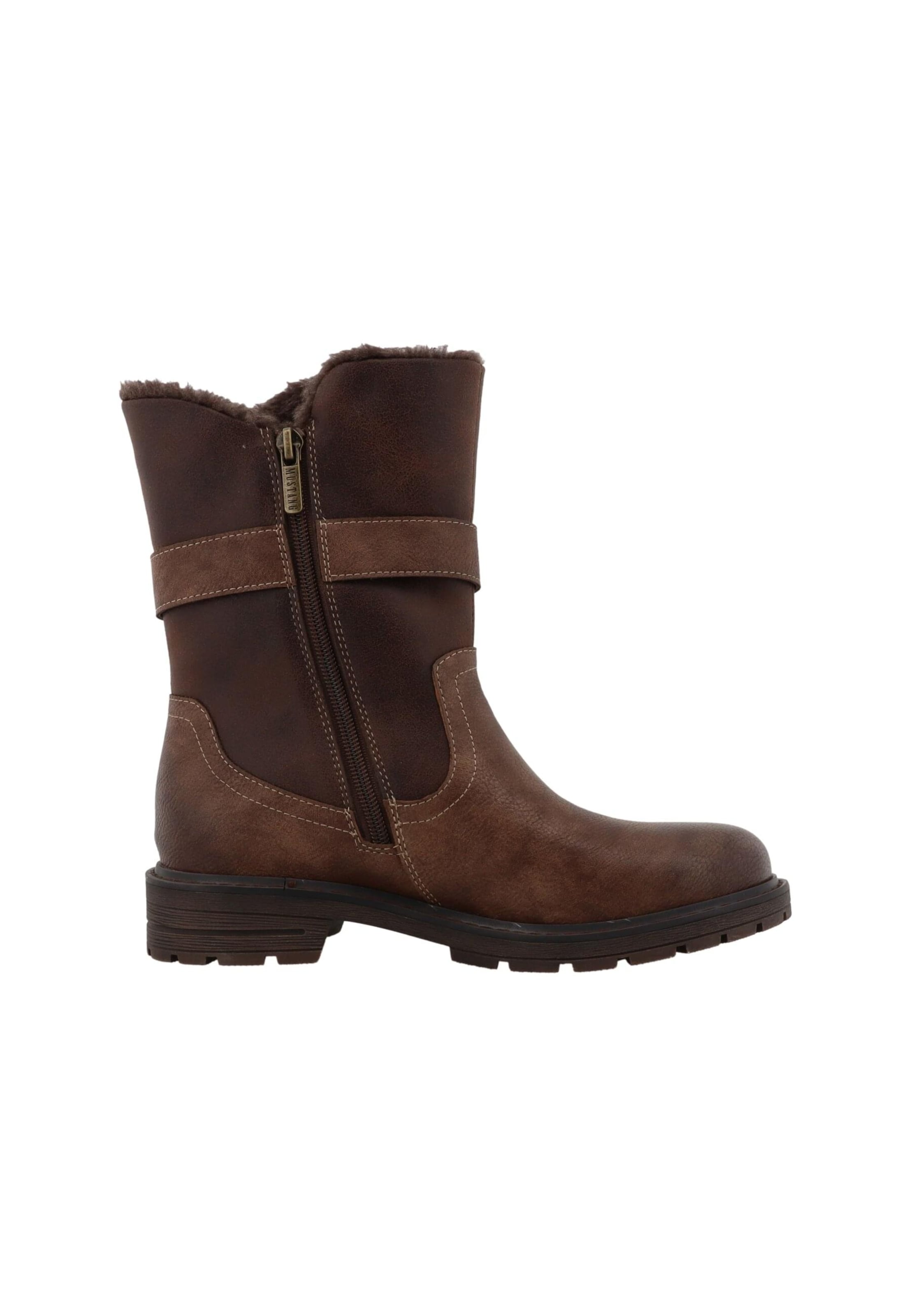 MUSTANG Ботинки 'Bienke' в Коричневый