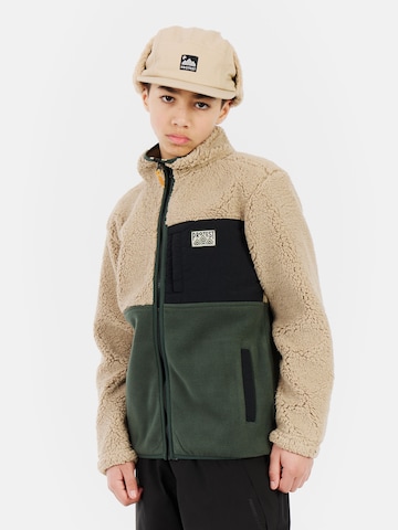 PROTEST Fleece Jacket 'PRTFinley JR' in Brown