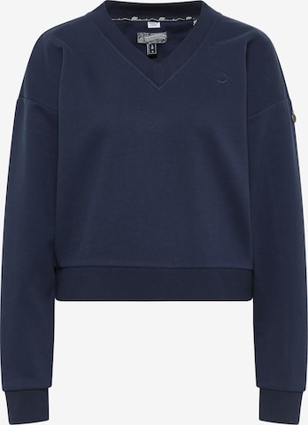 Sweat-shirt DreiMaster Vintage en bleu : devant