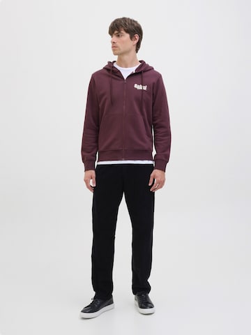 JJ Rebel Bluza rozpinana 'JREBRAKIM' w kolorze czerwony