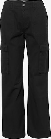 KOROSHI tavaline Klapptaskutega teksapüksid, värv must: eest vaates
